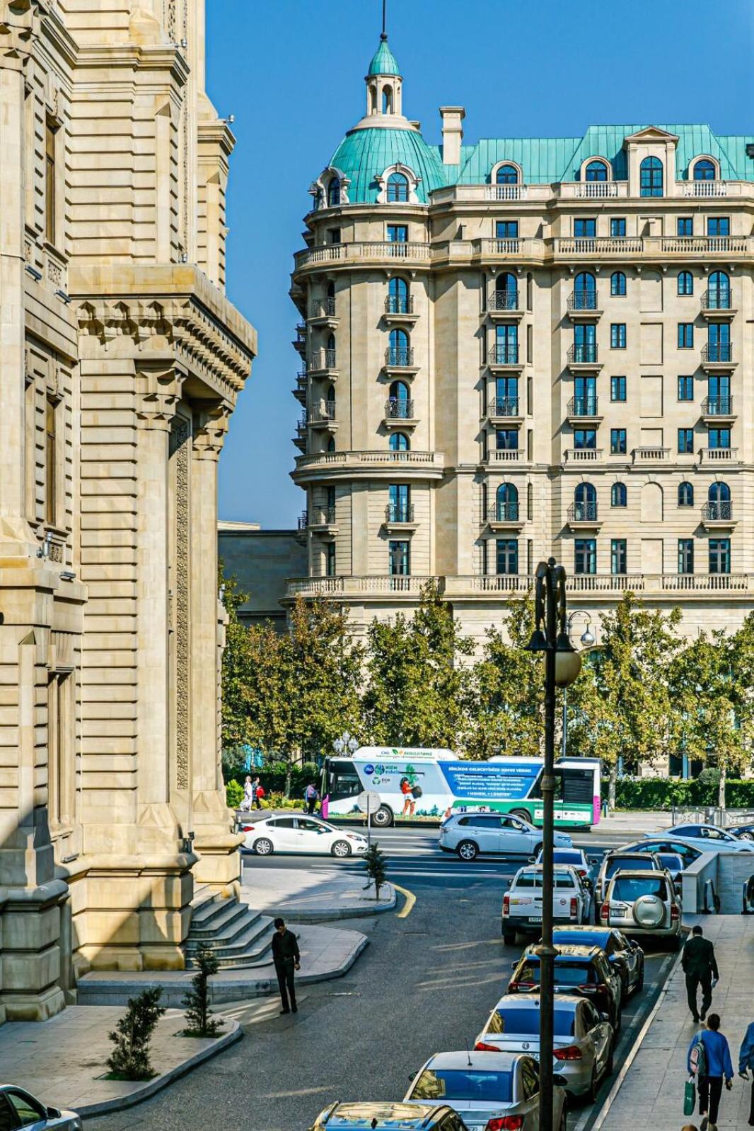 Azneft Square Deluxe Apartment Baku Kültér fotó