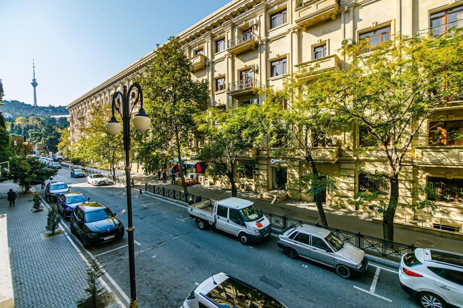 Azneft Square Deluxe Apartment Baku Kültér fotó