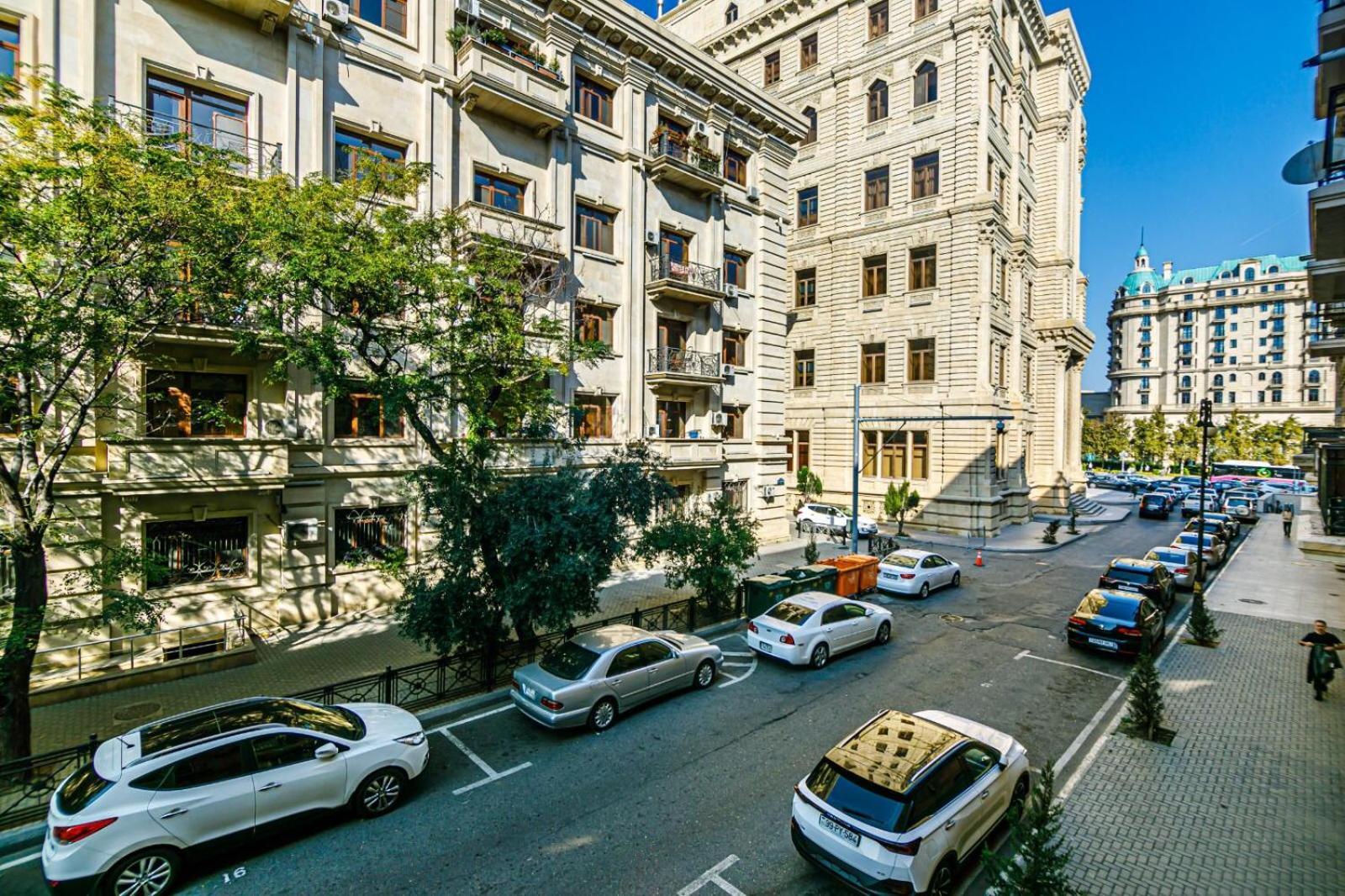 Azneft Square Deluxe Apartment Baku Kültér fotó